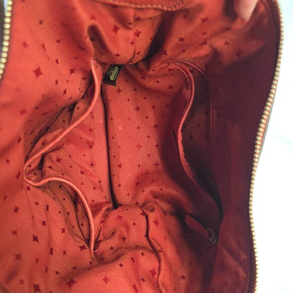 Vintage Fossil Maddox Burgundy Red Bucket Bag-Great Condition - Picture 4 of 5